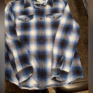 American Eagle Men’s Heavy Flannel Shirt Size XL